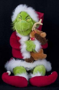 Beverly Hills Grinch Who Stole Christmas 24.5" Grinch with Max Plush